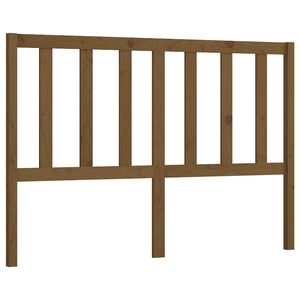 vidaXL Tăblie de pat, maro miere, 146x4x100 cm, lemn masiv de pin