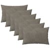 vidaXL Husă pentru pernă 6 pcs HEERLEN Gri deschis 40 x 60 cm Catifea