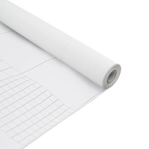 vidaXL Folie pentru feronerie autoadezivă Alb Fros 45 x 1000 cm PVC