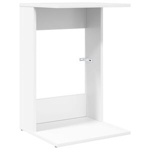 vidaXL Masă laterală Alb 40 x 38 x 62,5 cm Lemn prelucrat