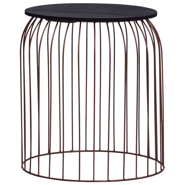 vidaXL Măsuțe de cafea, 3 buc., cupru