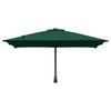 vidaXL Parasol de Grădină Verde și Negru 248.5 x 247.5 x 160 cm
