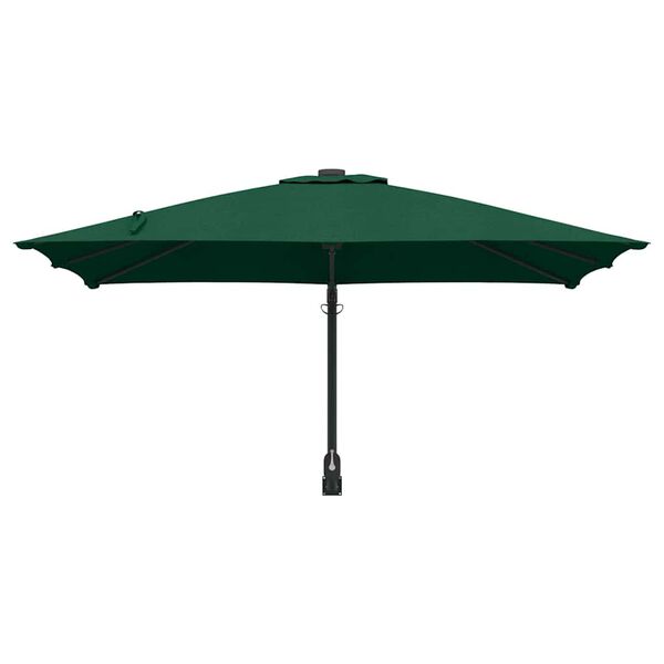 vidaXL Parasol de Grădină Verde și Negru 248.5 x 247.5 x 160 cm