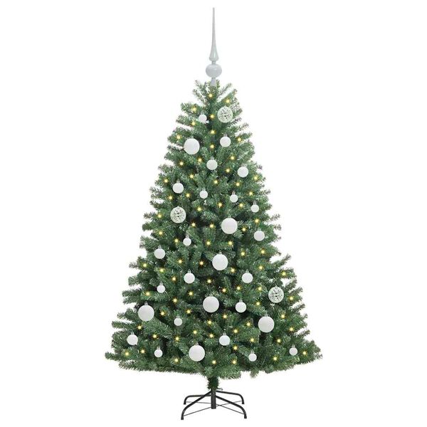 vidaXL Brad de Crăciun artificial cu ramuri articulare Verde 120 cm