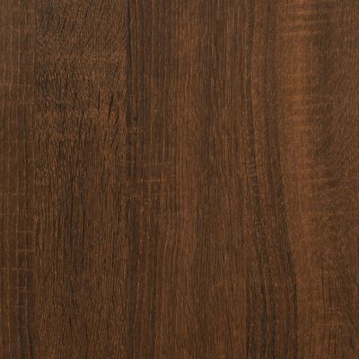 vidaXL Măsuță consolă, stejar maro, 200x29x75 cm, lemn prelucrat
