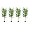 vidaXL Copac Bambus Artificial 4 buc. Verde 60 x 18 x 190 cm