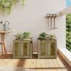 vidaXL Jardiniere de gradina , 2 buc., lemn de pin impregnat