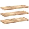 vidaXL Rafturi suspendate 3 buc. 100x30x4cm lemn masiv acacia netratat