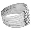 vidaXL Coliere pentru furtun, 6 buc., 91-110 mm, oțel inoxidabil 304