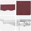 vidaXL Cortina Retractabilă Manual Burgundy 250 x 200 cm țesătură