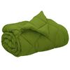 vidaXL Duvet complet pe tot parcursul anului Verde 240 x 200 cm