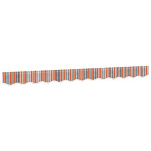 vidaXL P&acirc;nză de rezervă fald copertină, dungi multicolore, 300 cm