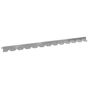 vidaXL Margine pentru gazon 30 pcs 102 x 4 x 4 cm Oțel Argintiu