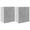 vidaXL Dulapuri suspendate &ldquo;Lyon&rdquo;, 2 buc., gri beton, 50x31x60 cm, PAL