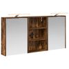 vidaXL Set dulap baie 3 buc. 126 x 16 x 62.5 cm Lemn prelucrat