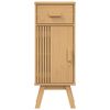 vidaXL Set de Mobilier pentru Baie 3 pcs Maro 114 x 43 x 73.5 cm