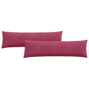 vidaXL Perne pentru canapea 2 pcs Roșu Vin 145 x 40 cm