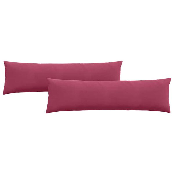 vidaXL Perne pentru canapea 2 pcs Roșu Vin 145 x 40 cm