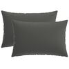 vidaXL Husă pentru pernă 2 pcs HEERLEN Antracit 30 x 50 cm Poliester
