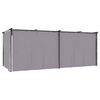 vidaXL Pavilion cu draperii, antracit, 3 x 6 m, oțel