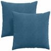 vidaXL Perne pentru canapea 2 pcs albastru 60 x 60 cm