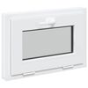 vidaXL Fereastră pentru subsol RISOR 60 x 40 cm PVC și Sticlă Alb