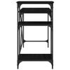 vidaXL Birou Stejar Negru 135 x 50 x 90 cm Lemn compozit