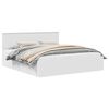 vidaXL Cadru de pat cu headboard Alb 180 x 200 cm Lemn prelucrat