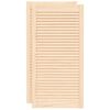 vidaXL Uși de dulap design lambriu 2 buc. 99,3x49,4 cm lemn masiv pin