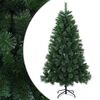 vidaXL Brad de Crăciun artificial 120 cm PVC și Metal Verde