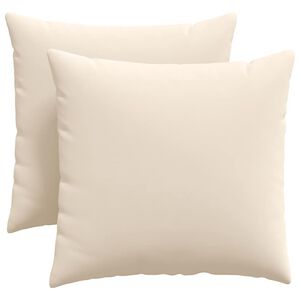 vidaXL Perne pentru canapea 2 pcs Bej 45 x 45 cm țesătură