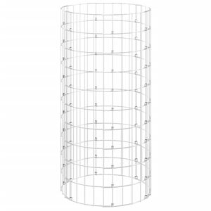 vidaXL Compostor de grădină, &Oslash;50x100 cm, oțel galvanizat