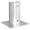 vidaXL Ancora rotundă de teren 12 buc. Argintiu 15 x 15 x 15 cm Metal