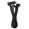 vidaXL Ladă frigorifică cu roată și adaptor, negru&gri, 60 L, PP & PE