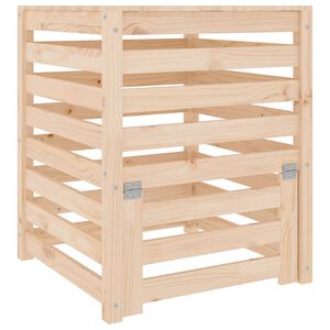 vidaXL Compostor, 63,5x63,5x77,5 cm, lemn masiv de pin