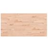 vidaXL Blat de baie, 100x50x2,5 cm, lemn masiv de fag