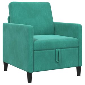vidaXL Sofa cu Spațiu de Depozitare Turcoaz 72 x 78 x 87 cm Poliester