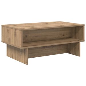 vidaXL Masă de cafea Stejar Artizanal 80 x 46 x 35 cm Lemn prelucrat