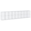 vidaXL Coș gabion cu capac, 900x100x200 cm, fier galvanizat
