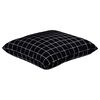 vidaXL Perne decorative &Icirc;n carouri 4 pcs Carouri Negre 40 x 40 cm