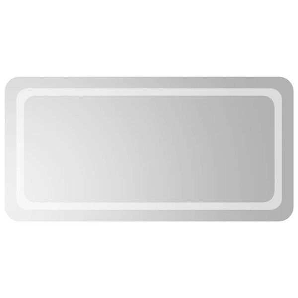 vidaXL Oglindă de baie cu LED, 100x50 cm