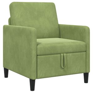 vidaXL Sofa cu Spațiu de Depozitare Verde deschis 72 x 78 x 87 cm