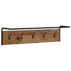 vidaXL Răcător de paltoane Lemn vechi 100 x 30 x 25 cm Lemn prelucrat
