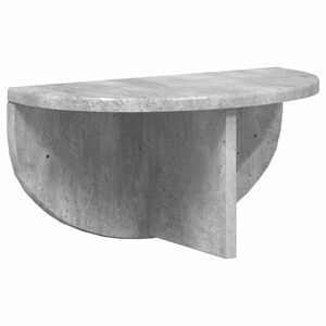 vidaXL Raft de perete Gri din beton 38 x 19 x 19 cm Lemn compozit
