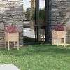 vidaXL Jardiniere de grădină, 2 buc., 40x40x70 cm, lemn masiv de pin
