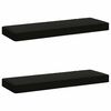 vidaXL Perne pentru bancă 2 bucăți VUGHT 2 pcs 100% Polyester Negru