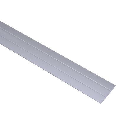 vidaXL Profile de pardoseală, 5 buc., argintiu, 134 cm, aluminiu