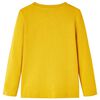 Tricou pentru copii cu mâneci lungi, ocru, 92