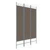vidaXL Paravan de cameră cu 3 panouri, antracit, 120x200 cm, textil