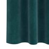 vidaXL Perdele opace 2 pcs Verde &icirc;nchis 140 x 225 cm Catifea